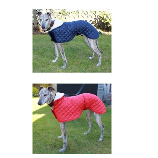 Greyhound Showerproof Quilted Nylon Anorak Dog Coat